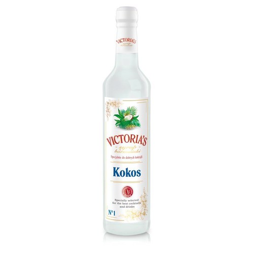 Syrop barmański o smaku kokos Victoria Cymes 490 ml