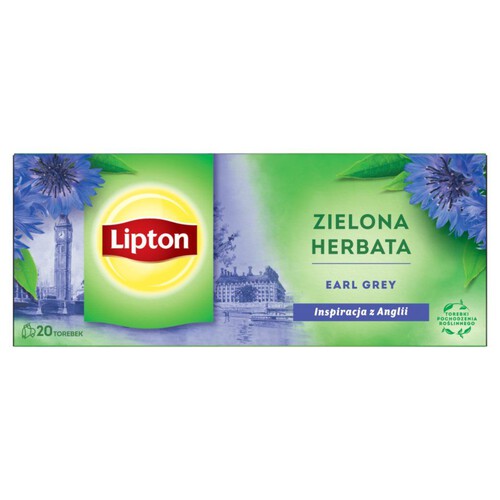 Herbata zielona Earl Grey Lipton 20 torebek