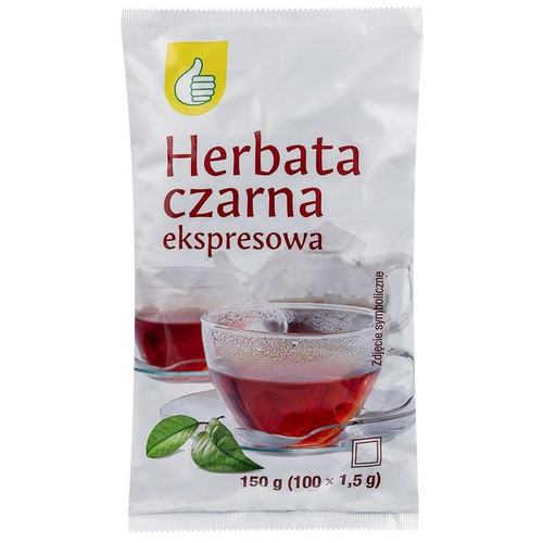 Herbata czarna ekspresowa Auchan 100 torebek