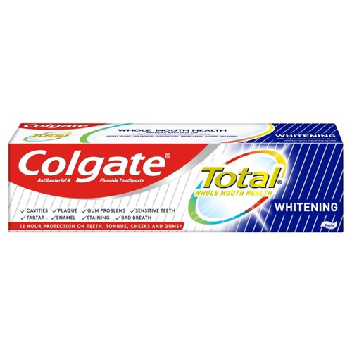 Total pasta do zębów totalne wybielanie z fluorem Colgate 75 ml