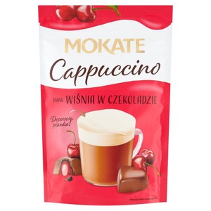 Cappuccino o smaku wiśni w czekoladzie Mokate 110 g
