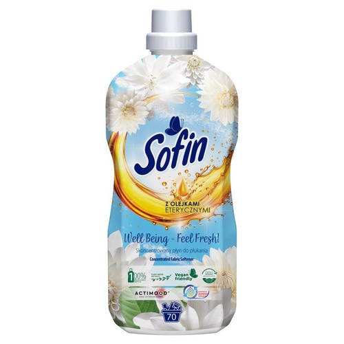 Płyn do płukania z olejkami eterycznymi Well Being - Feel Fresh  Sofin 1,4 l
