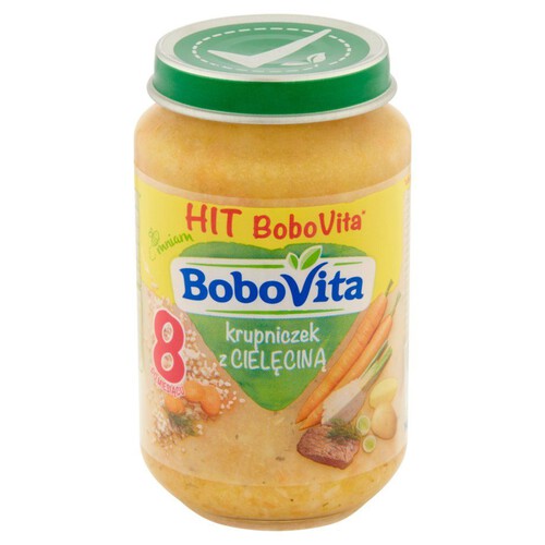 Zupka dla niemowląt: Krupniczek z cielęciną BoboVita 190 g