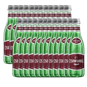 Woda mineralna silnie gazowana Cisowianka 24 x 300 ml