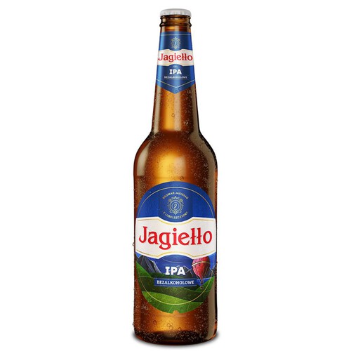 Piwo Jagiełło IPA bezalkoholowe alk.0.5% obj. Browar Jagiełło 500 ml