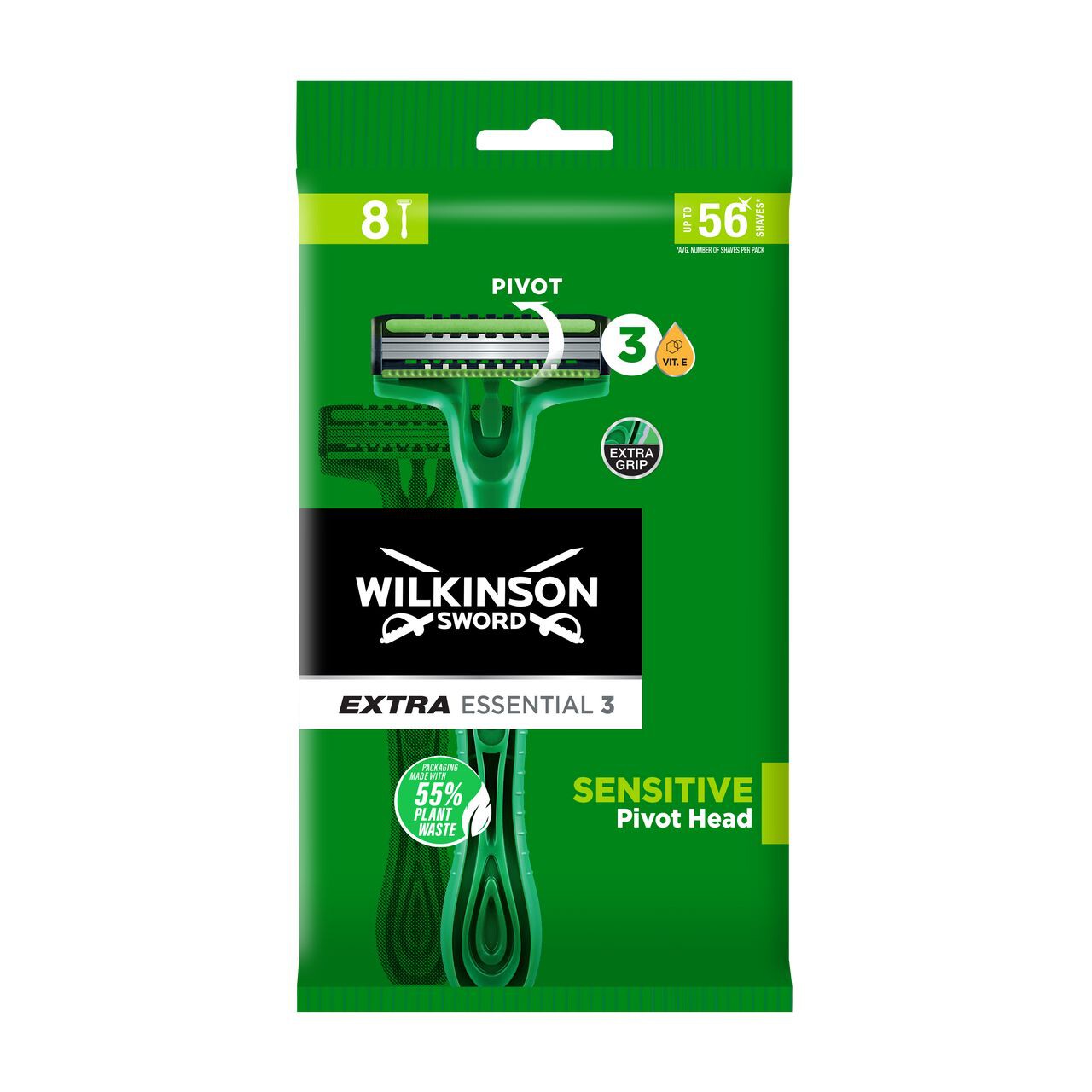 Extra3 sensitive maszynki do golenia Wilkinson 8 sztuk