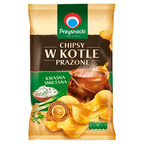 Chipsy ze skórką o smaku kwaśnej śmietany z cebulą Przysnacki 125 g