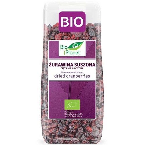 BIO Żurawina suszona   Bio Planet 100 g