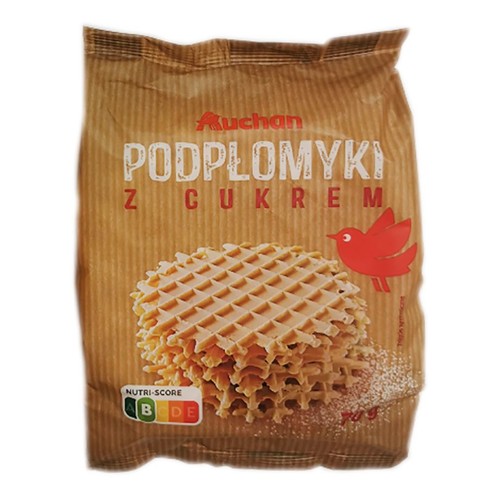 Podpłomyki z cukrem Auchan 70 g