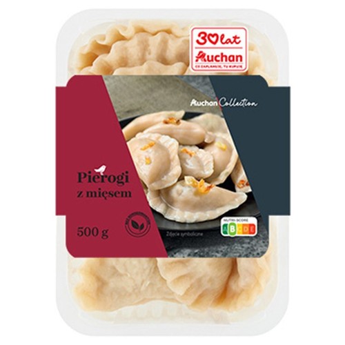 Pierogi z mięsem Auchan Collection  500 g