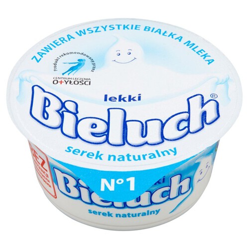 Lekki serek naturalny o 30% mniej tłuszczu Bieluch 150 g