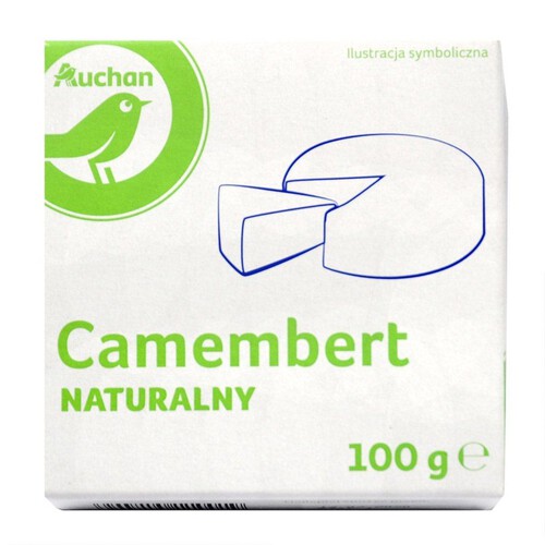 Ser Camembert naturalny Auchan 100 g