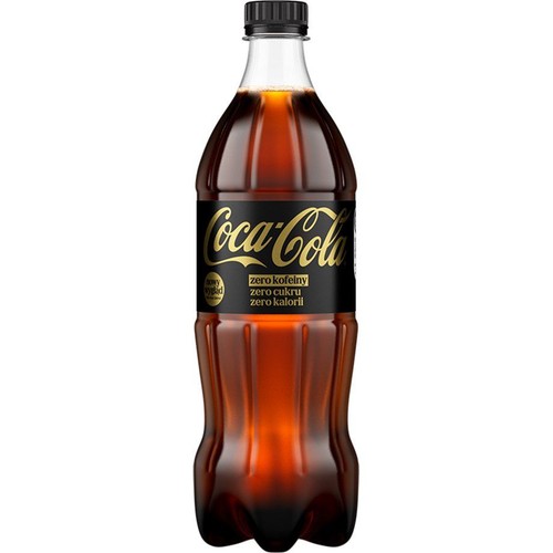 Napój gazowany Zero o smaku cola  Coca-Cola 850 ml