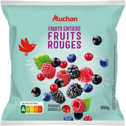 Mieszanka owoców leśnych Auchan 450 g