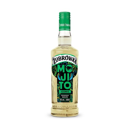 Wódka smakowa Iconic Mojito 18% 0,5L Żubrówka 500 ml