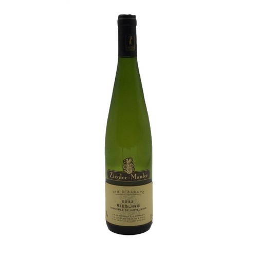 Wino francuskie białe wytrawne Riesling AOC Alsace alk. 12,5% obj. Ziegler-Mauler 750 ml