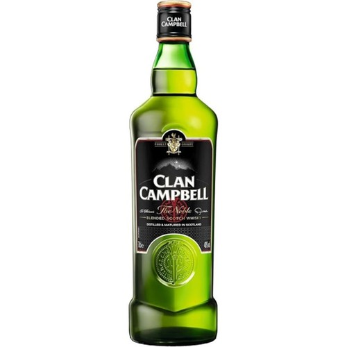 Whisky blended The Noble alk. 40,0% obj. Clan Campbell  700 ml