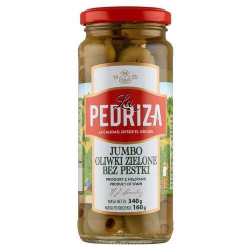 Oliwki jumbo zielone bez pestek La Pedriza 200 g