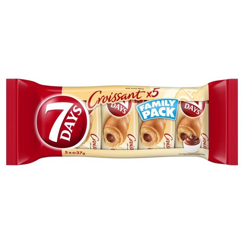 Croissant z nadzieniem kakaowym 7 Days 5 x 37 g