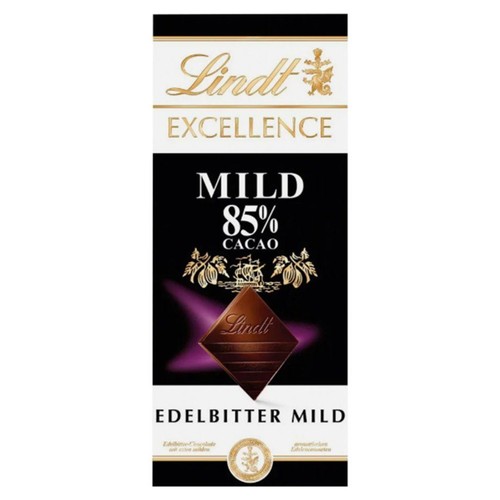 Czekolada gorzka mild 85% kakao Lindt 100 g