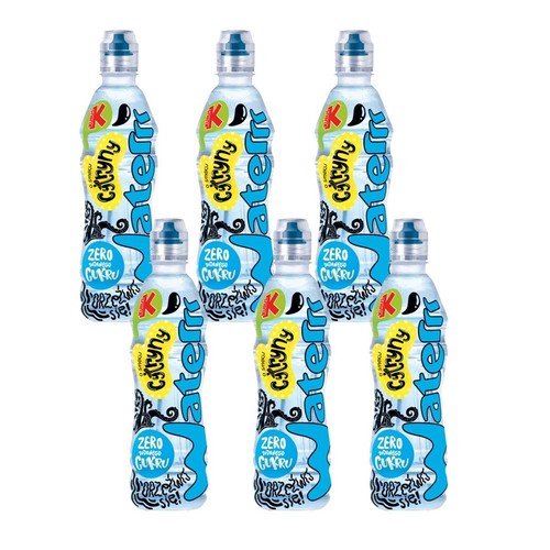 Woda smakowa o smaku cytrynowym Water Zero Cukru Kubuś Water 6 x 0,5 l