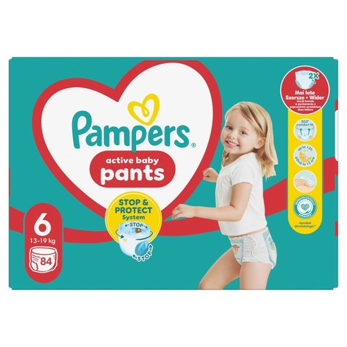 Pieluchomajtki 6 14-19 kg Pampers 84 sztuki