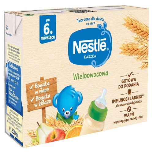 Kaszka wieloowocowa po 6 miesiącu Nestle 200 ml