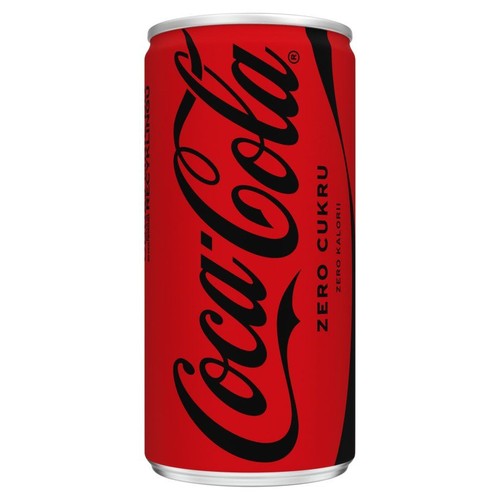 Napój gazowany Zero o smaku cola  Coca-Cola 200 ml