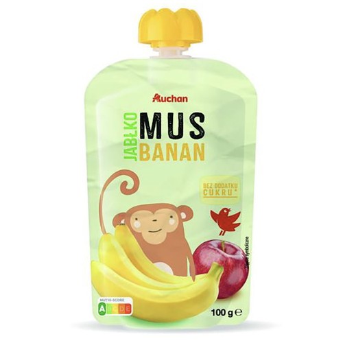 Mus Jabłko – Banan Auchan 100 g