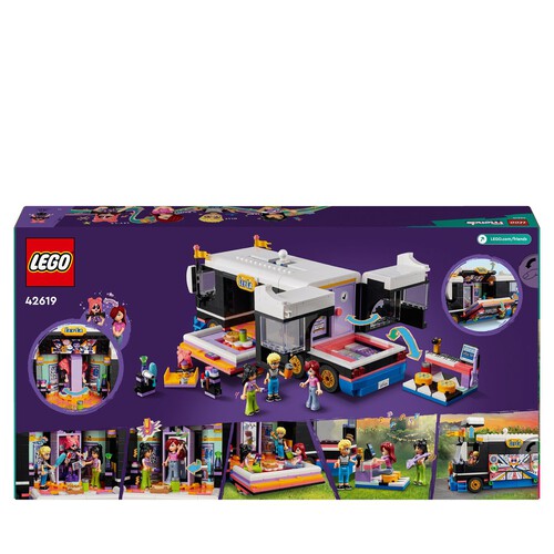 Friends Autobus koncertowy gwiazdy popu 42619 LEGO 1 sztuka