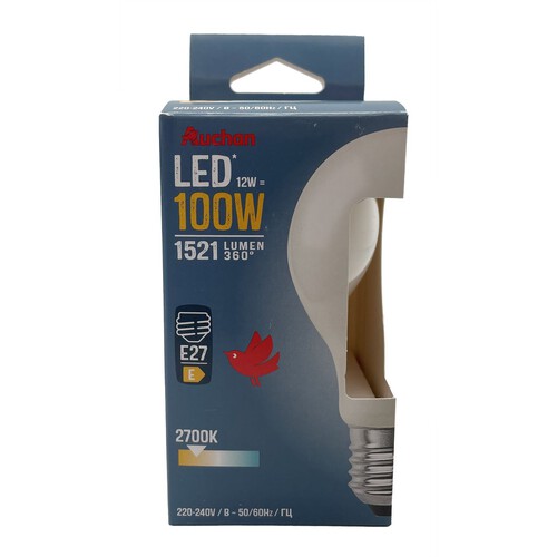 Żarówka LED E27 100W standard ciepła Auchan 1 sztuka