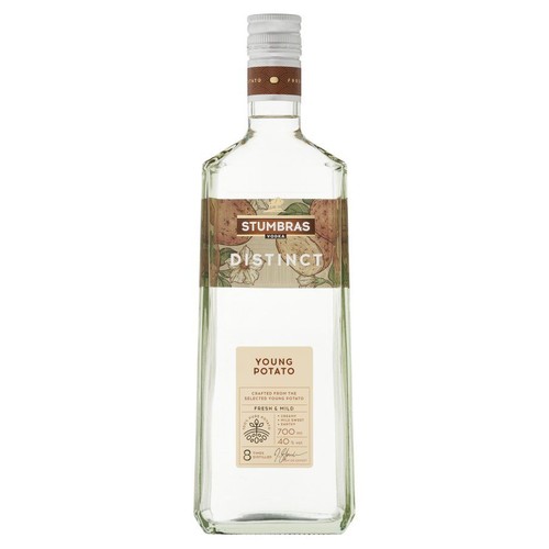 Wódka czysta Distinct z młodych ziemniaków alk. 40,0% obj. Stumbras 500 ml