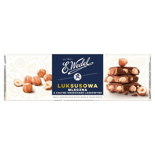 Czekolada mleczna z orzechami laskowymi E.Wedel 220 g