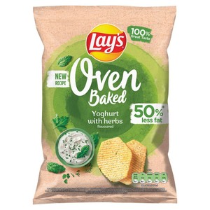 Chipsy Oven Baked jogurt z ziołami Lay's 110 g
