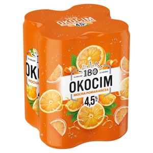 Piwo smakowe Mocna Pomarańcza alk. 4,5% obj. Okocim 4 x 500 ml
