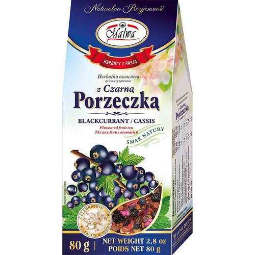 Herbatka owocowa z czarną porzeczką  Malwa 80 g