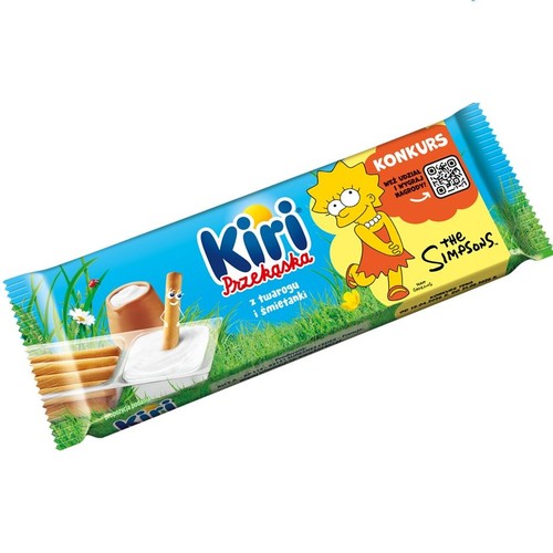 Kremowy serek z paluszkami chlebowymi Kiri 35 g