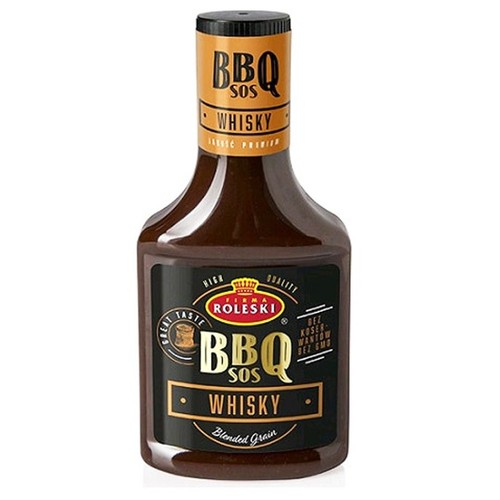 Sos BBQ Whisky ze szkocką whisky Roleski 365 g