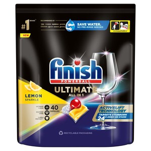 Kapsułki do zmywarki Ultimate All in 1 lemon Finish 40 kapsułek