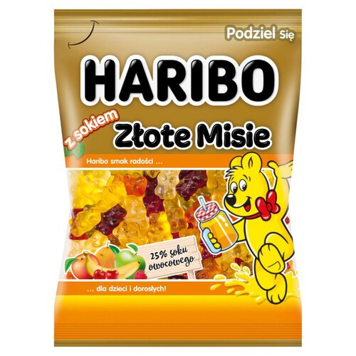 Żelki Złote Misie z sokiem Haribo 160 g