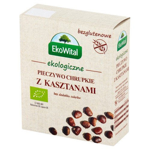 BIO Kasztanowe Pieczywo chrupkie bezglutenowe Eko Wital 100 g