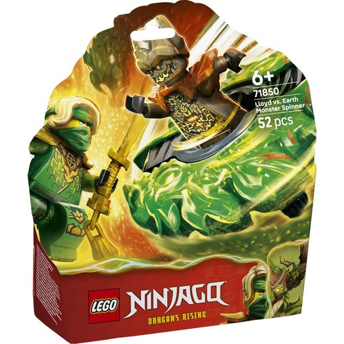 Zabawka NINJAGO® Lloyd kontra ziemny potwór na spinnerze 71850 LEGO 1 sztuka