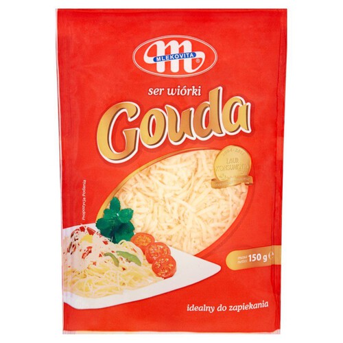 Ser gouda dojrzewający wiórki Mlekovita 150 g