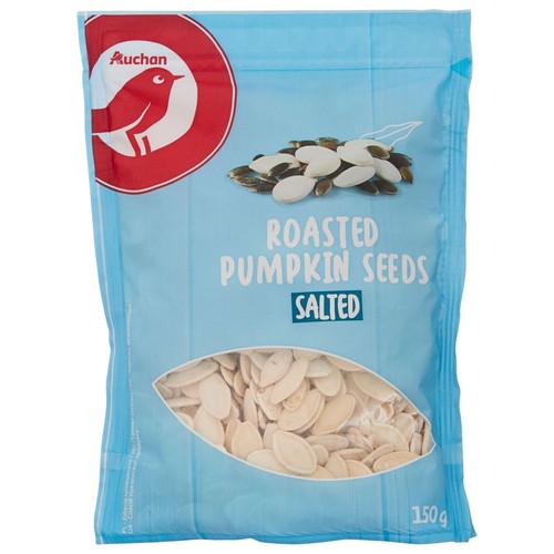 Pestki dyni w łupinie prażone solone Auchan 150 g