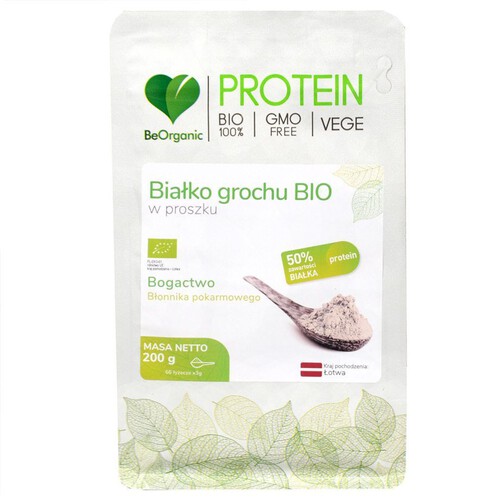 BIO Białko Grochu w proszku BioOrganic 200 g