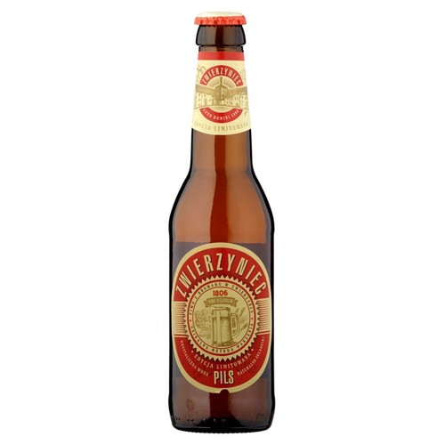 Piwo jasne pełne Pils alk. 6,0% obj. Zwierzyniec 330 ml
