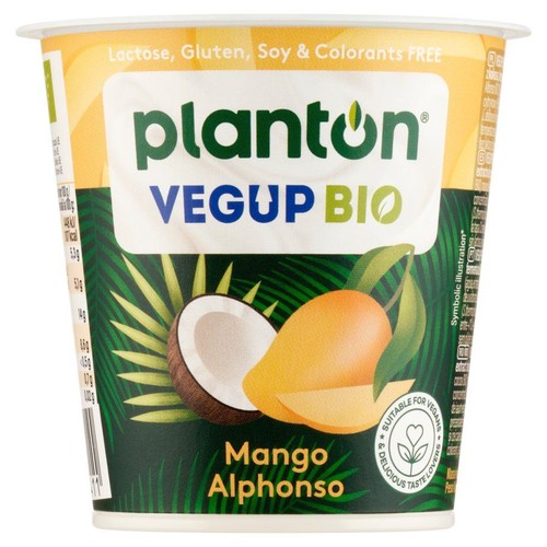 Wegański jogurt kokosowy mango bezglutenowy VEGUP BIO 140 g
