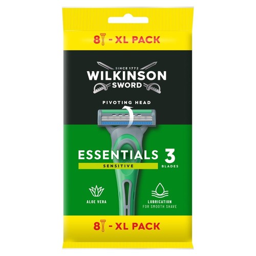 Extra3 sensitive maszynki do golenia Wilkinson 8 sztuk