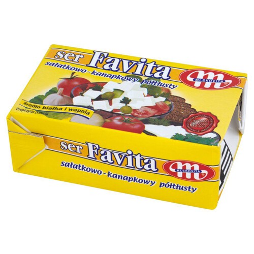 Ser Favita miękki solankowy - półtłusty Mlekovita 270 g