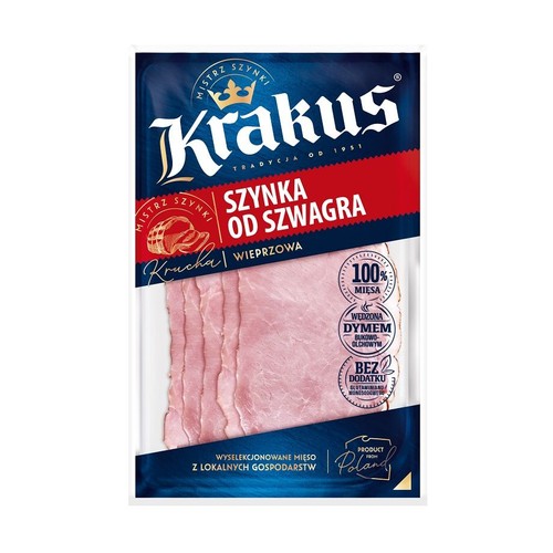 Szynka od Szwagra wieprzowa Krakus 120 g